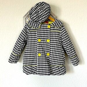 Penelope Mack • Houndstooth Coat with Matching Beret